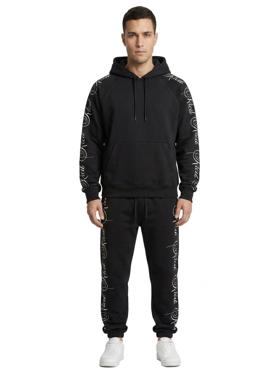 Script Hooded Set