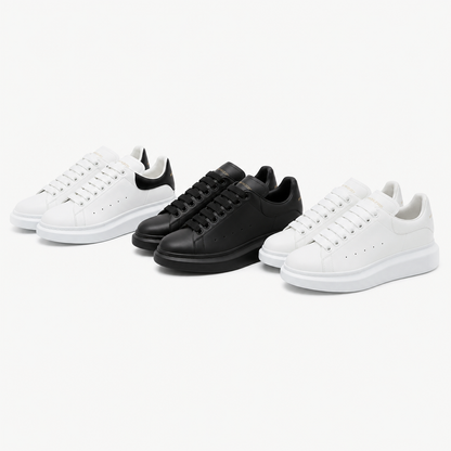 White / Black Heel + All Black + All White