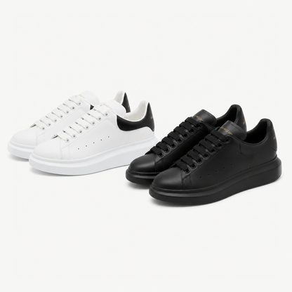 White / Black Heel + All Black