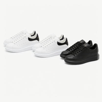 White / Black Heel + White / Black Heel + All Black