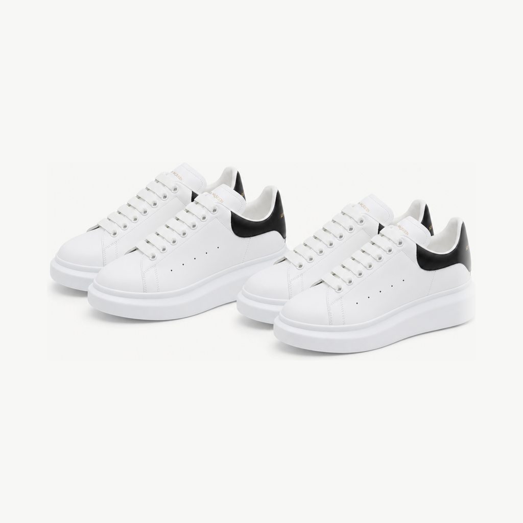 White / Black Heel + White / Black Heel