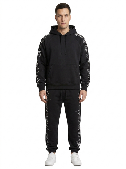 Script Hooded Set